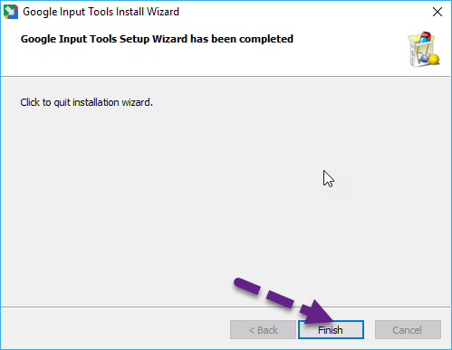 Install Google Input Tool